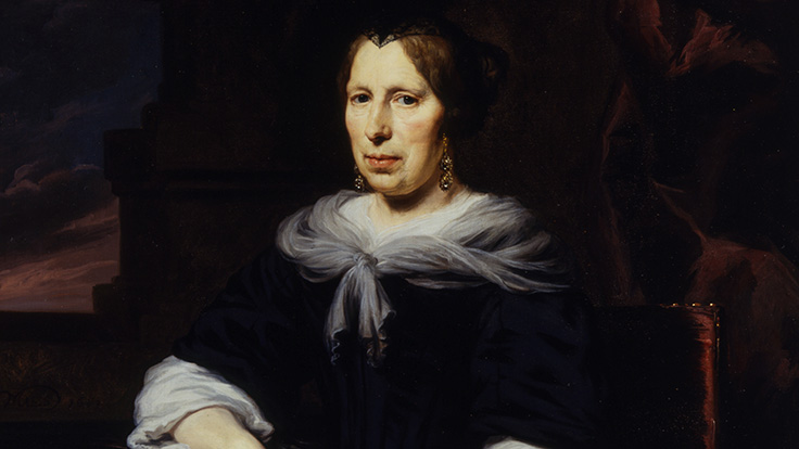 Portrait of a Lady and Techniques in the Late Paintings of Nicolaes Maes